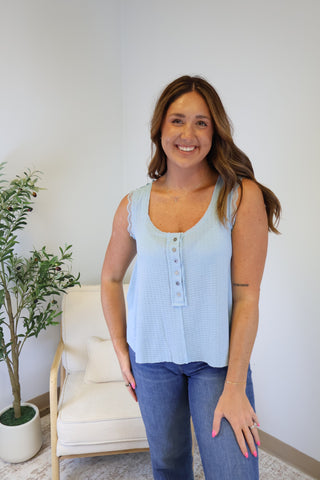 Maxine Wavy Lace Tank