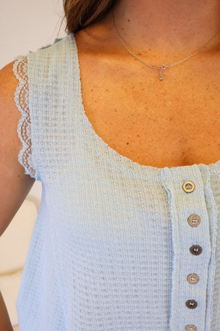 Maxine Wavy Lace Tank