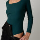 Abigail Scooped Neck Body Suit