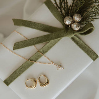 Shaina Hoops Earrings Gold Filled