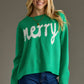 Kelly Green Merry Sweater