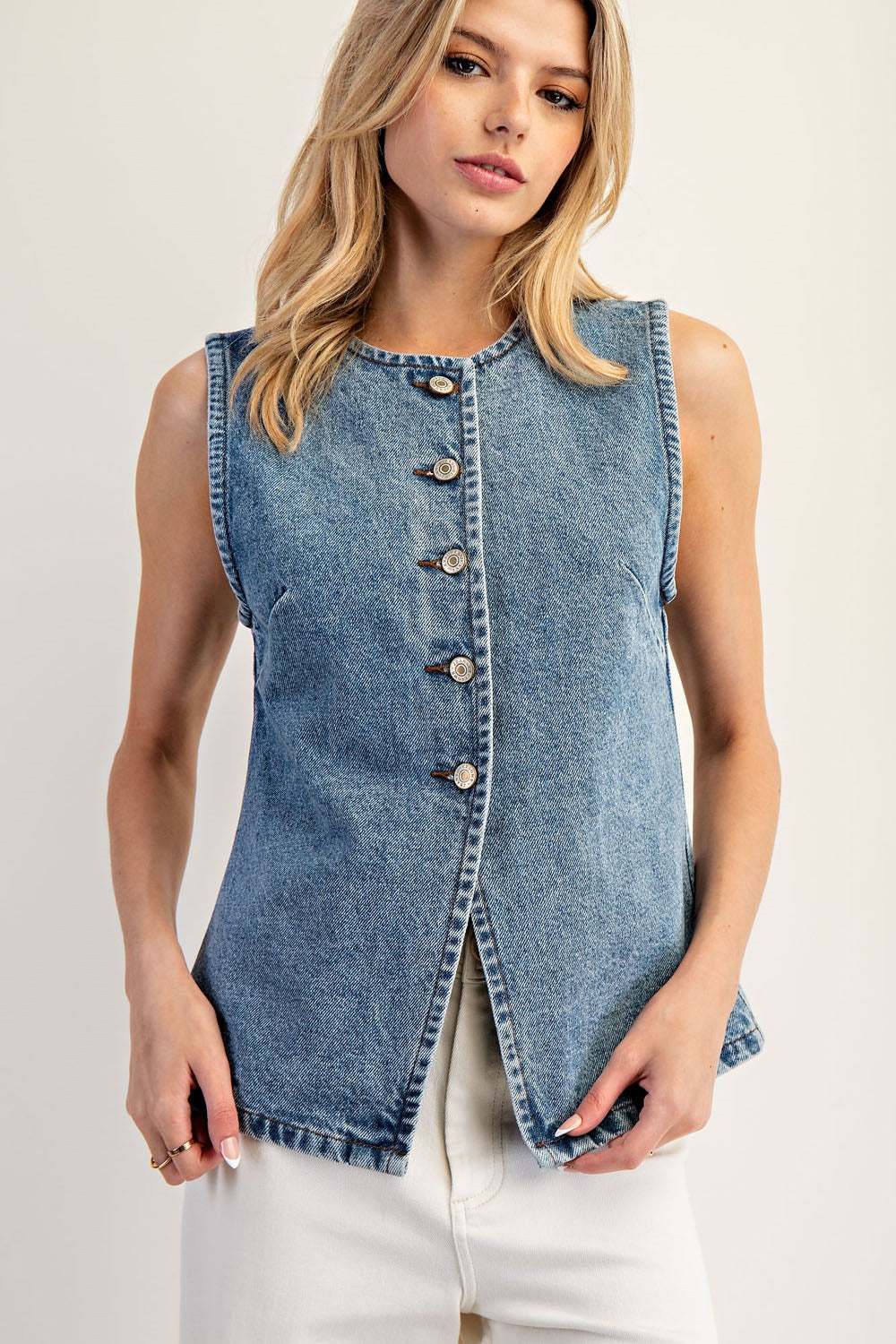 Callie Button Down Vest