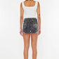 Ace Black Denim Shorts