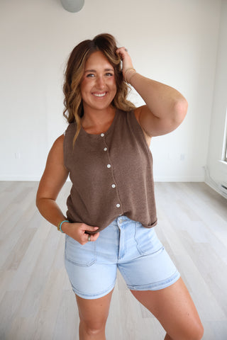 Syd Linen Knit Vest