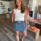 Mandy Denim Skort