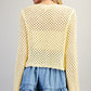 Cassie Scallop Trim Sweater
