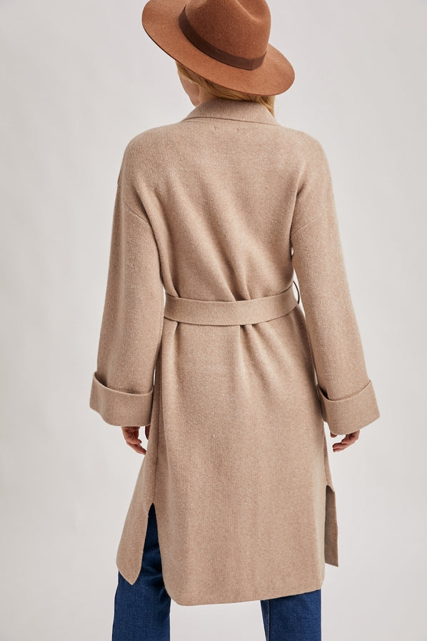 Lana Knitted Trench Coat
