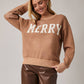 “MERRY" SWEATER