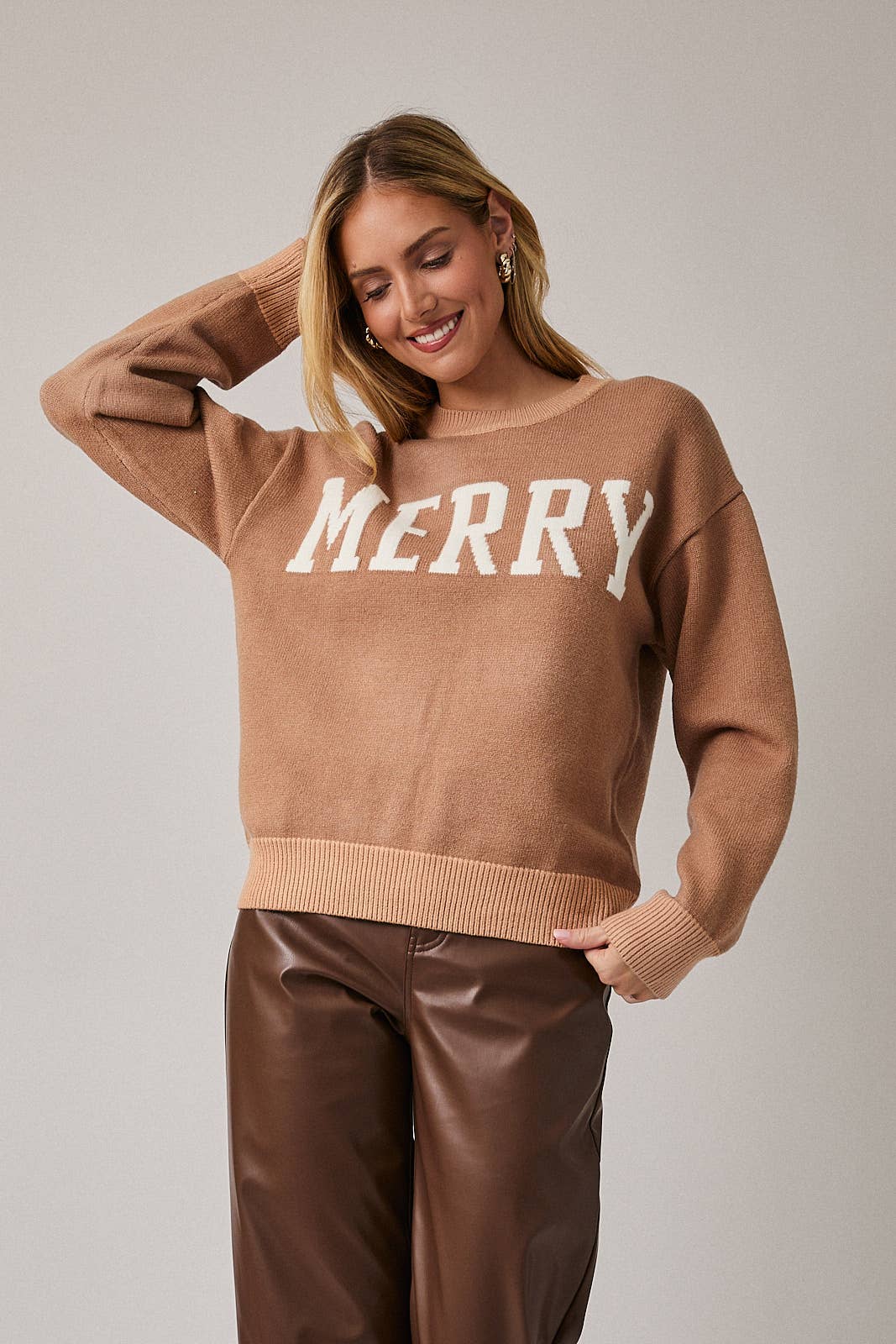 “MERRY" SWEATER