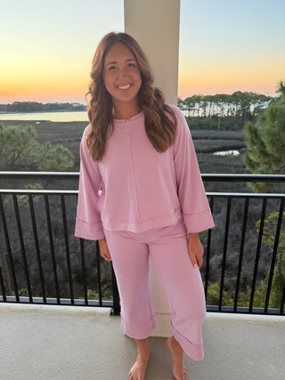 Belle Knit Capri Pants