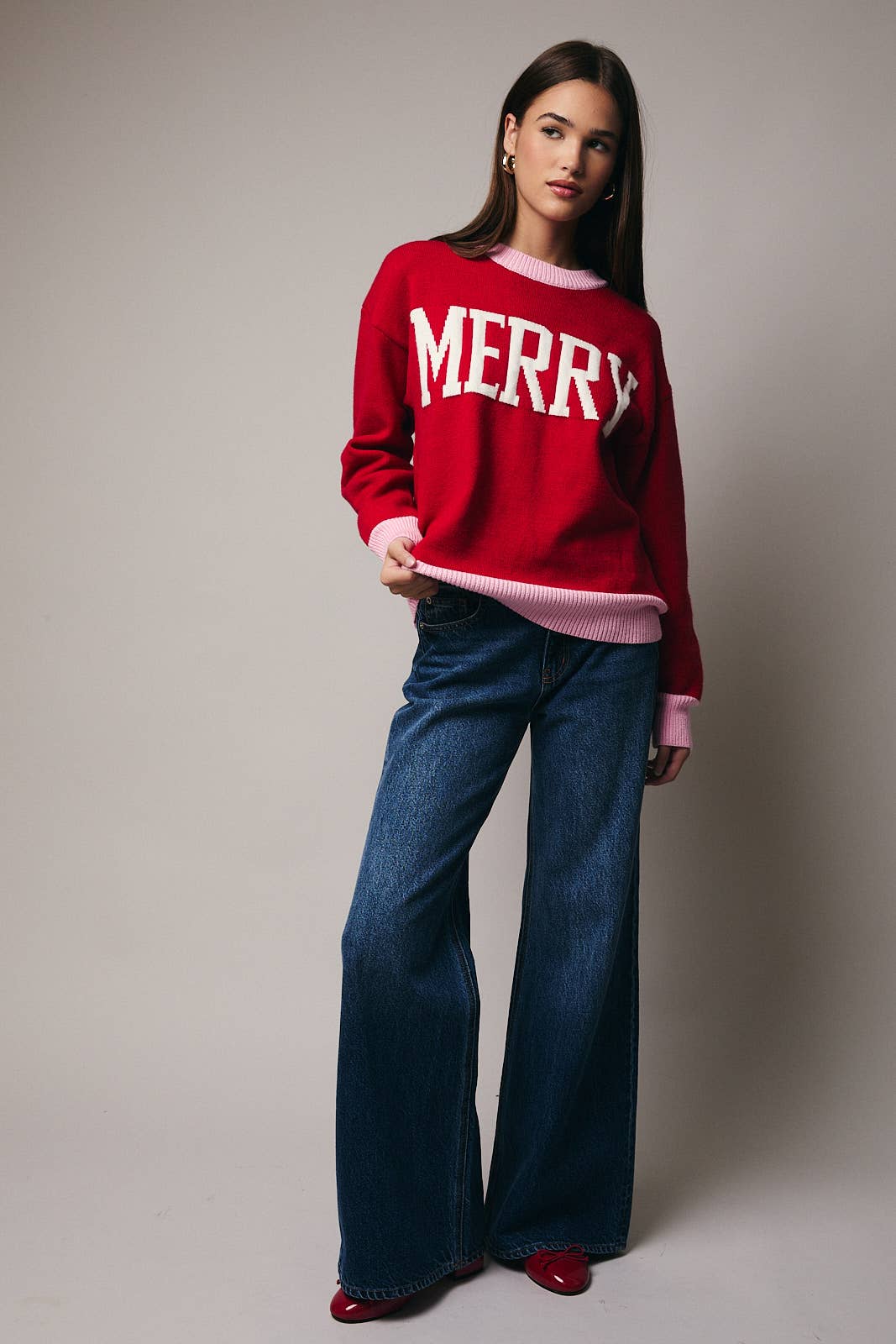 “MERRY" SWEATER