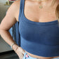Stella Vintage Chevron Crop Top