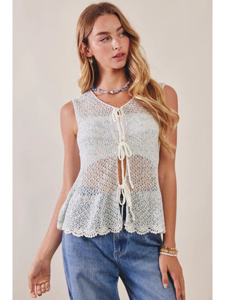 Lydia Tie Front Top