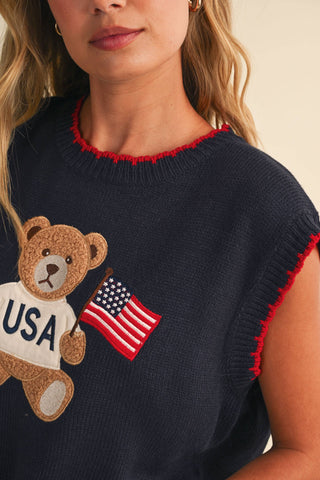 Teddy Bear Sweater Vest