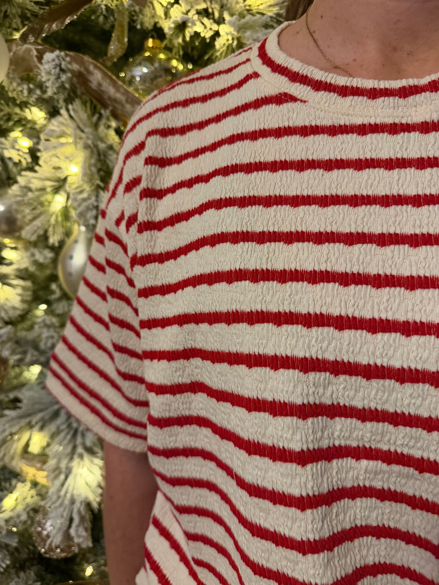 Marnie Striped Short Sleeve Short Set