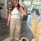 Mosaic Tulip Hem Pants