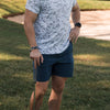 Burlebo Everyday Short - Deep Water Navy (7in Inseam)