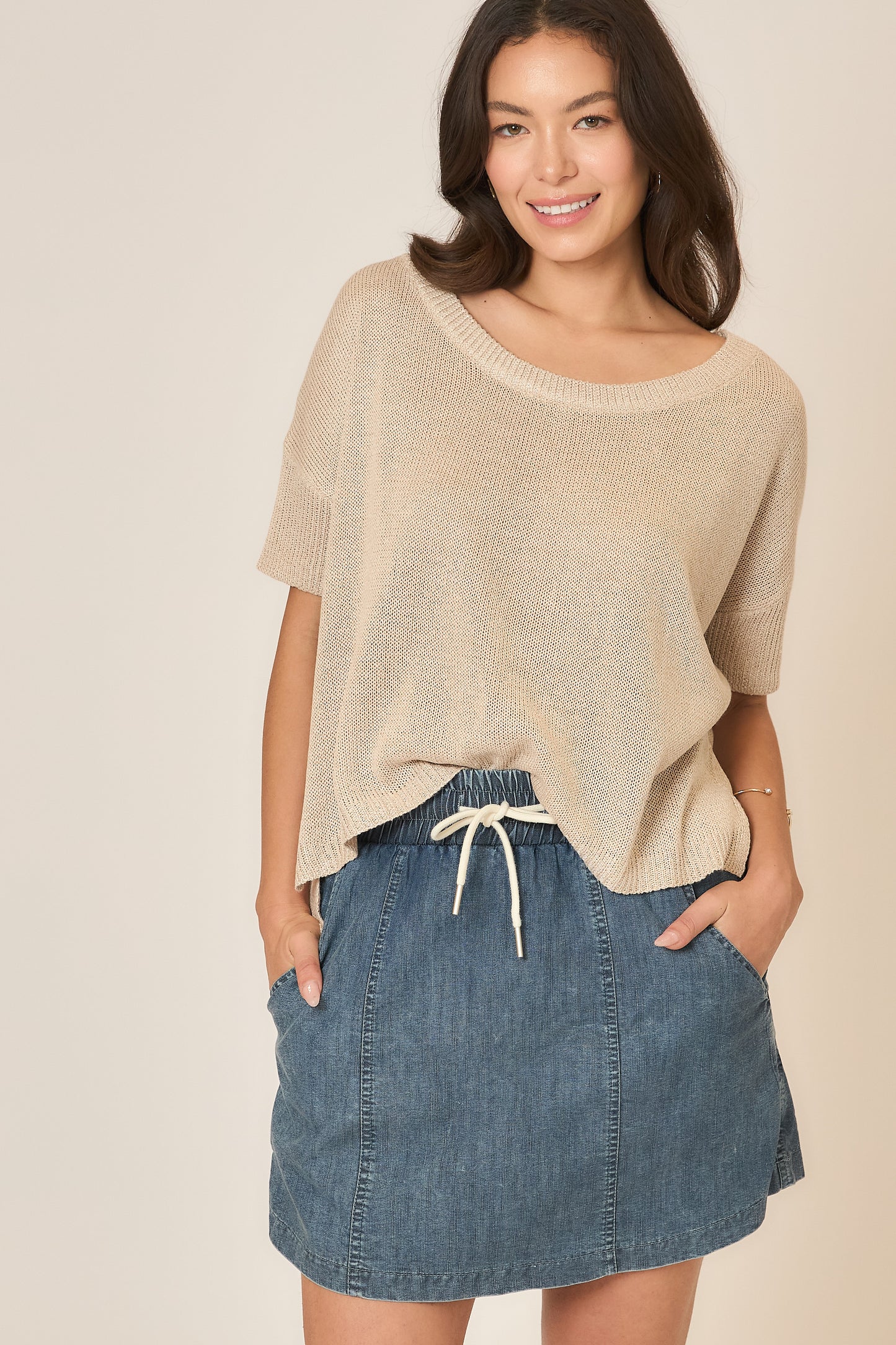 Mandy Denim Skort