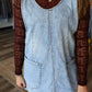 Faith Denim Overall Dress