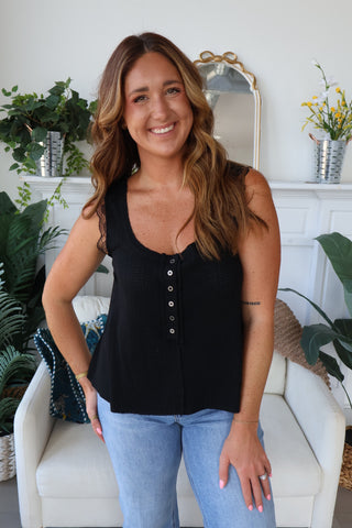 Maxine Wavy Lace Tank