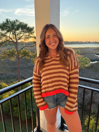 Shay Striped Pullover
