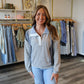 Leah Striped Pullover