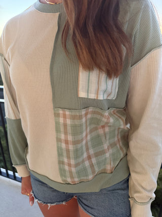 Lane Patchwork Pullover