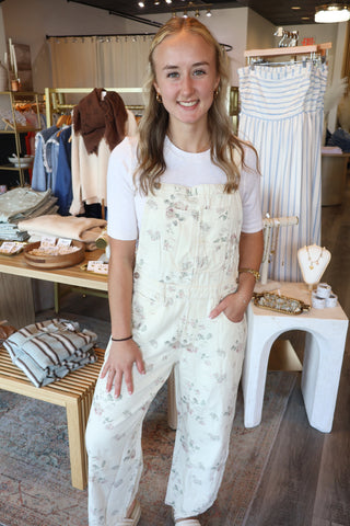 Floral Garden Overalls