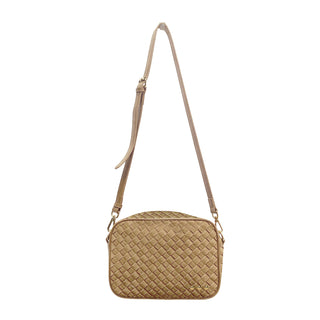 Suede Woven Willow Camera Crossbody Bag-Crossbody Bag-Pretty Simple