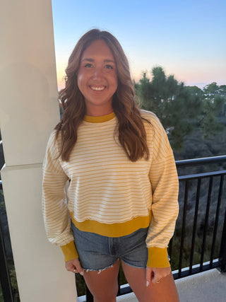 Hanna Striped Sweatshirt