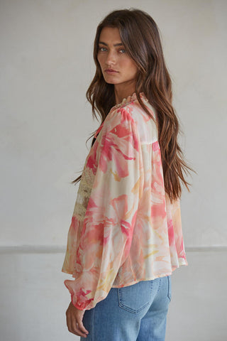 Maria Floral Top