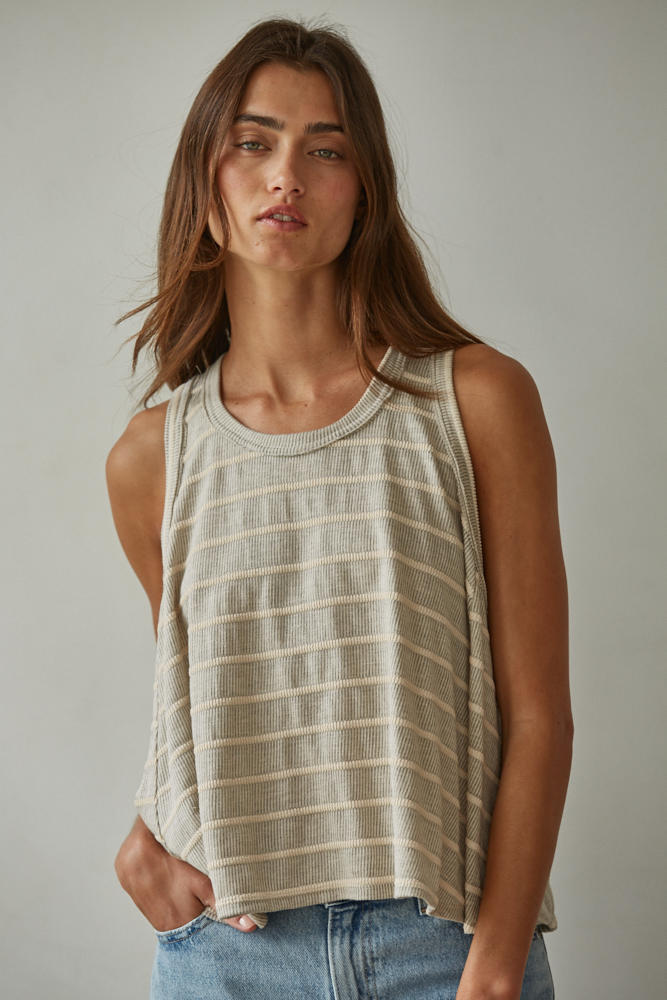 Days End Striped Tank