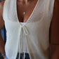 Lisa Front Tie Knitted Vest