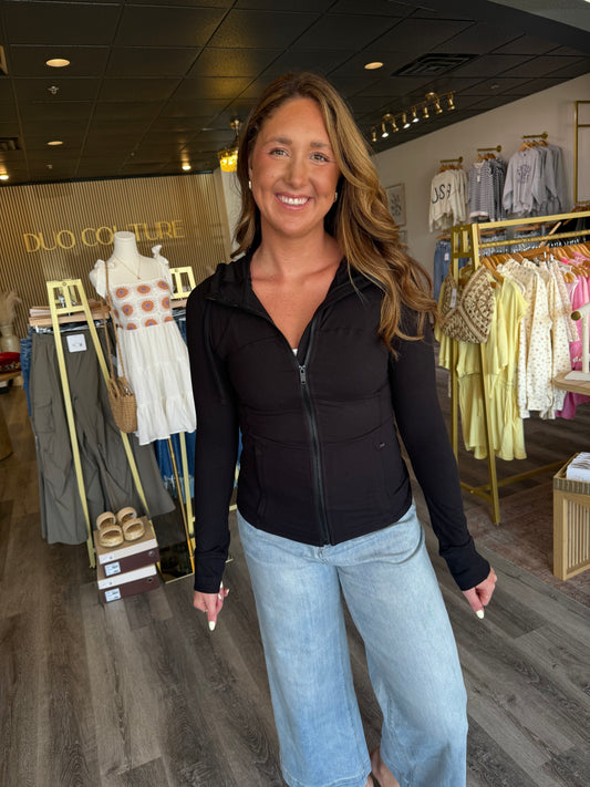 Josie Hooded Fitted Jacket