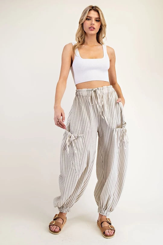 Audrey Barrel Pants