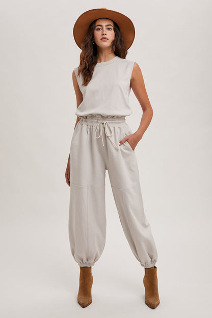 KeKe Drawstring Jumpsuit
