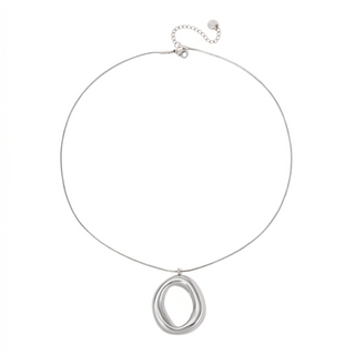 Camille Open Circle Statement Necklace - WATERPROOF-Necklace-Pretty Simple