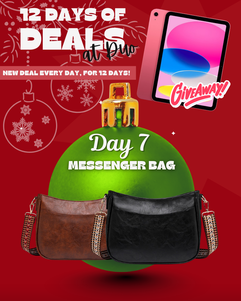 Ryan Vegan Leather Messenger Bag