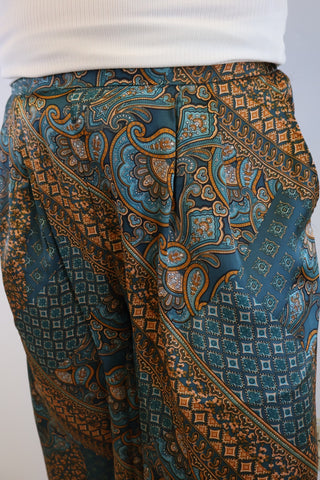 Jade Paisley Pants