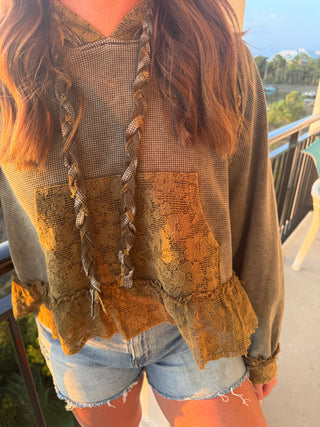 Grace Cropped Hoodie