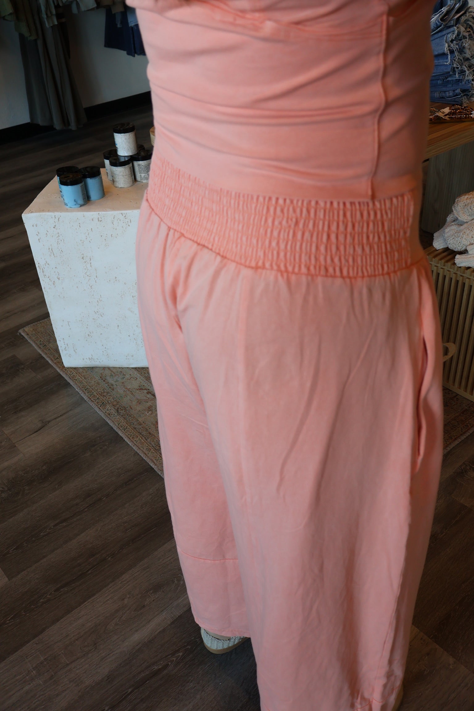 Blaire Washed Wide Leg Pants