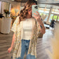 Kimmy Mosaic Print Kimono