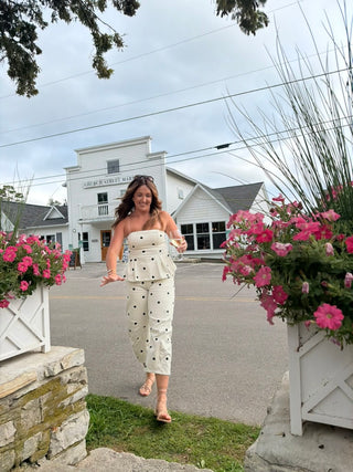 Tessa Peplum Top Set
