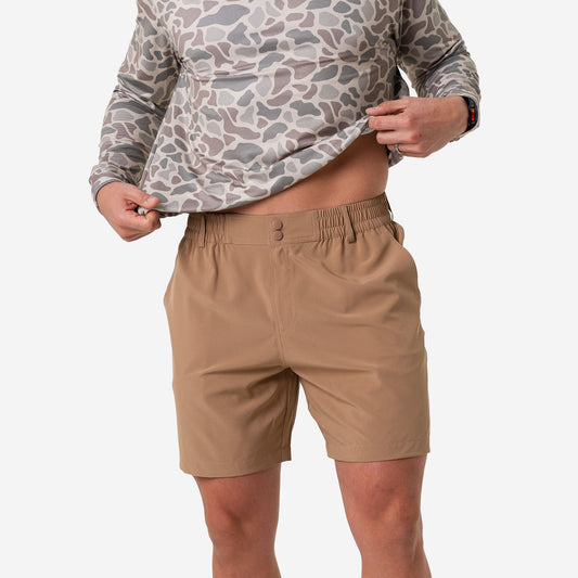 Burlebo Everyday Short - Desert Tan (7in Inseam)