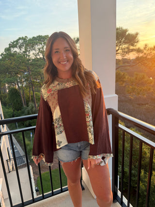 Georgie Contrast Top