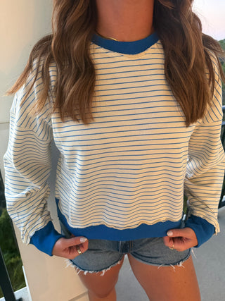 Hanna Striped Sweatshirt