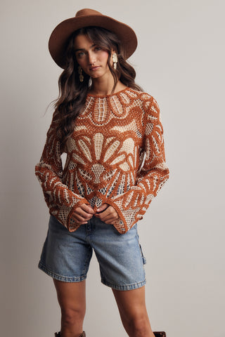 Jody Floral Crochet Top