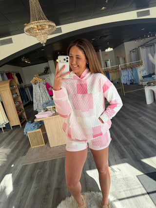 Elodie Quilted Hoodie