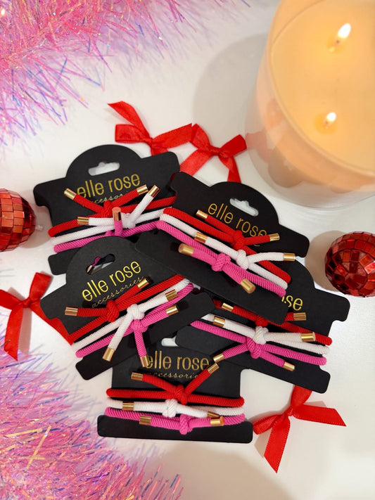 Valentine's Day Hair Ties