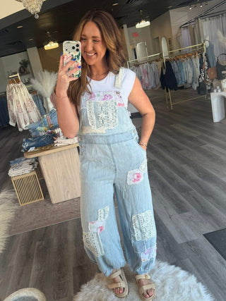 Florence Floral Overalls